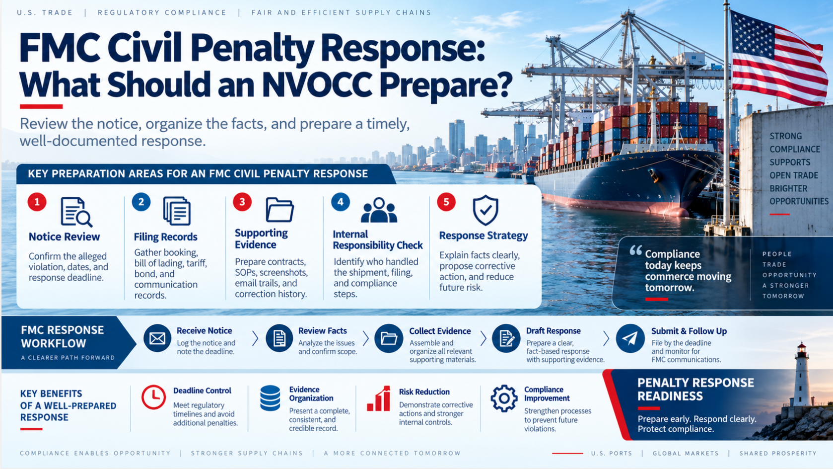 FMC Civil Penalty Response: What Should an NVOCC Prepare?