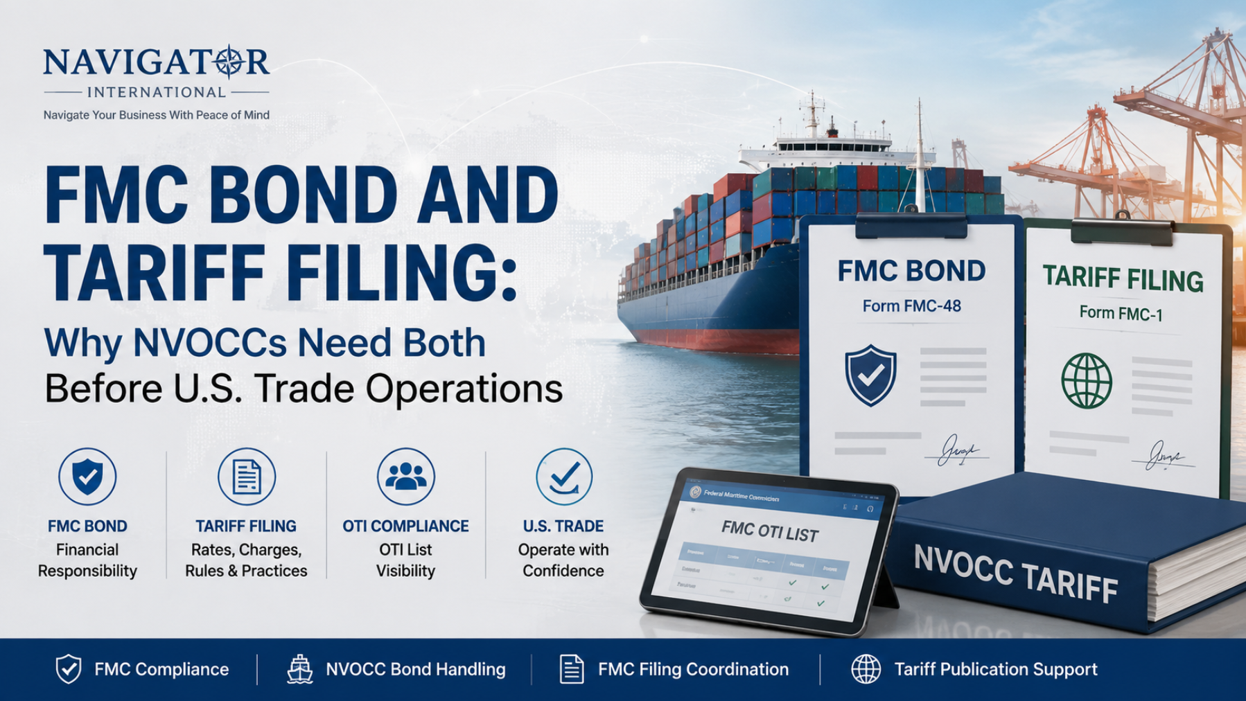 Before Issuing a House Bill of Lading: Do You Need an FMC Bond?