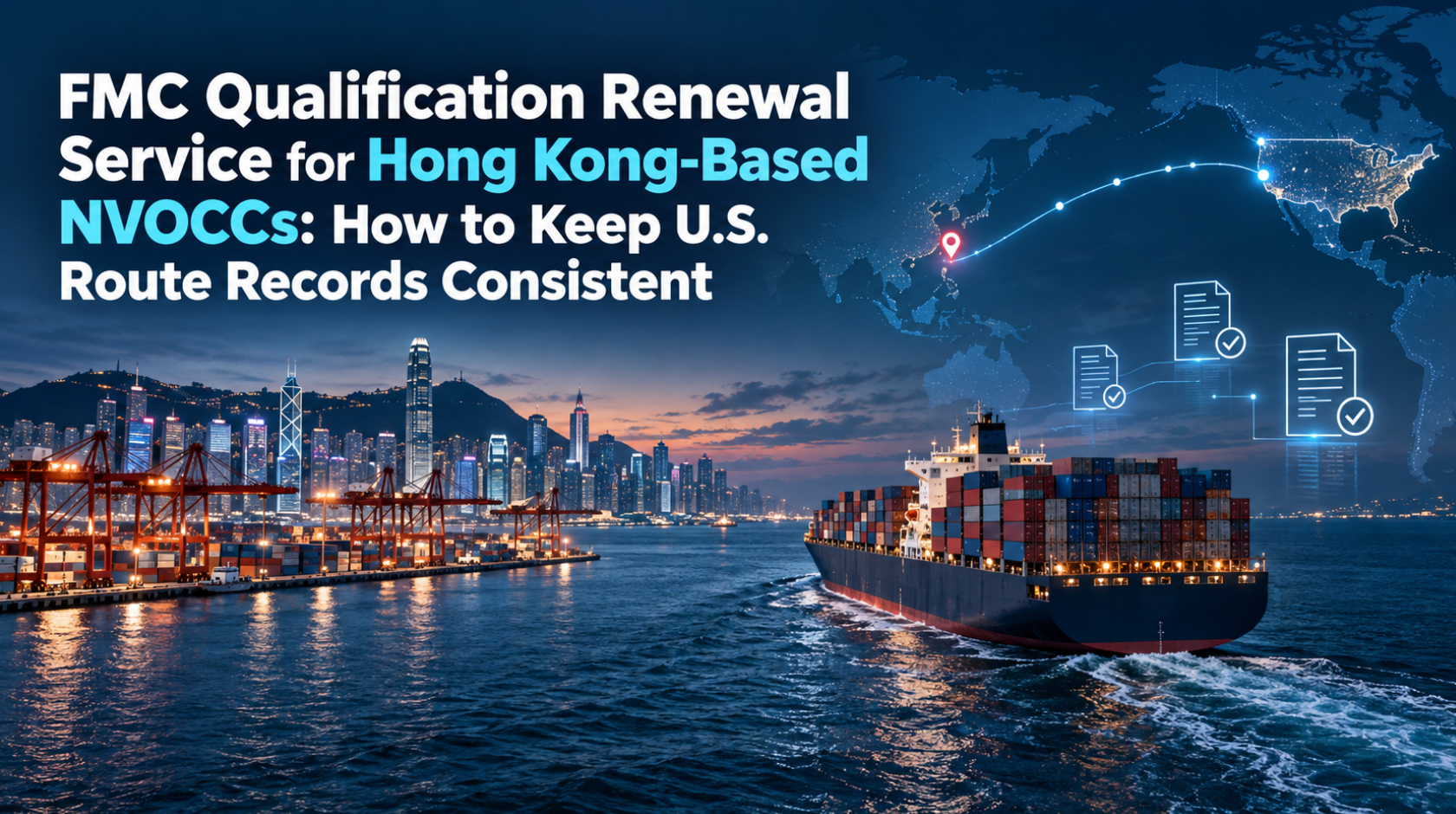 FMC Qualification Renewal Service for Hong Kong-Based NVOCCs: How to Keep U.S. Route Records Consistent
