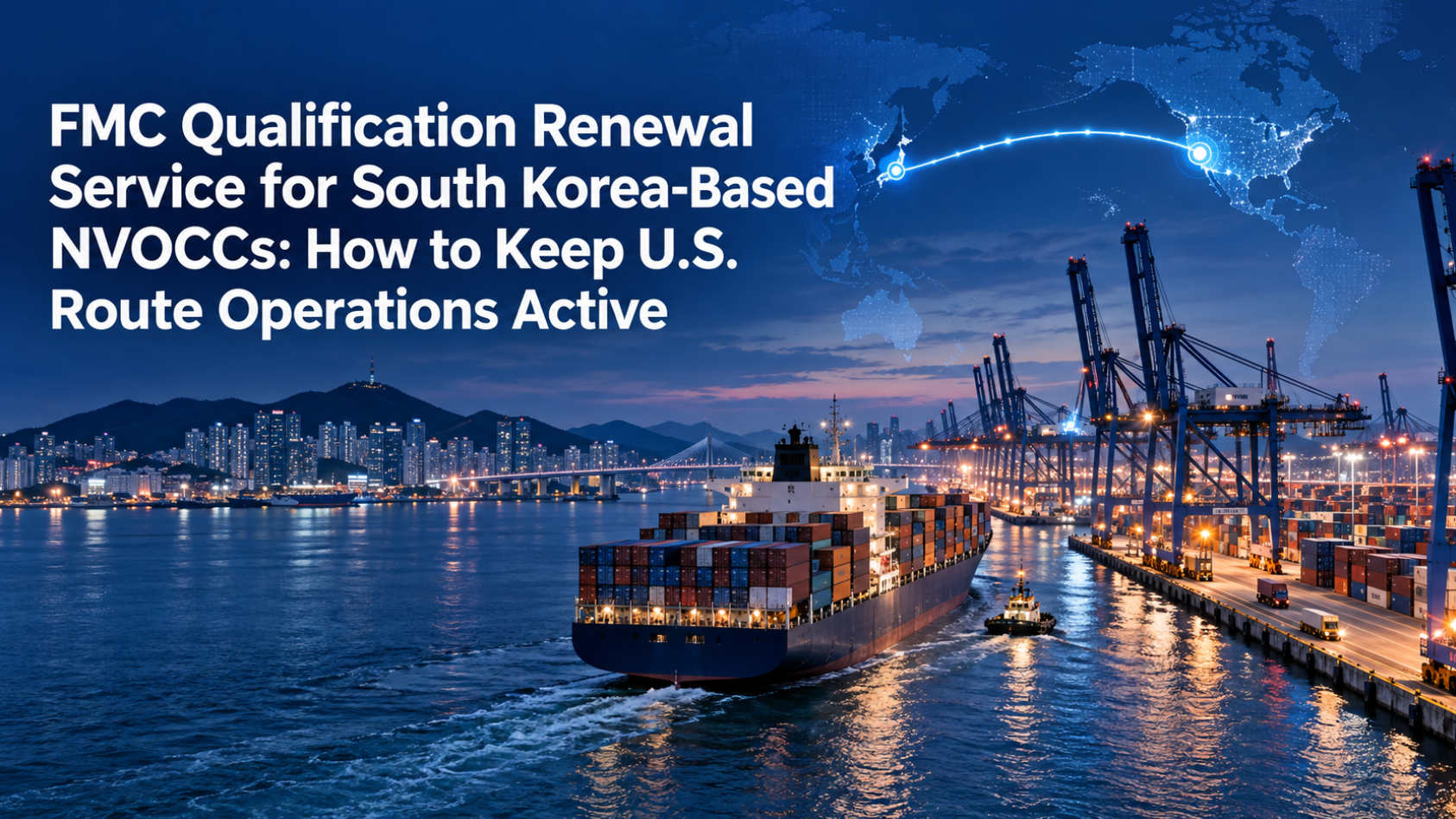 FMC Qualification Renewal Service for South Korea-Based NVOCCs: How to Keep U.S. Route Operations Active